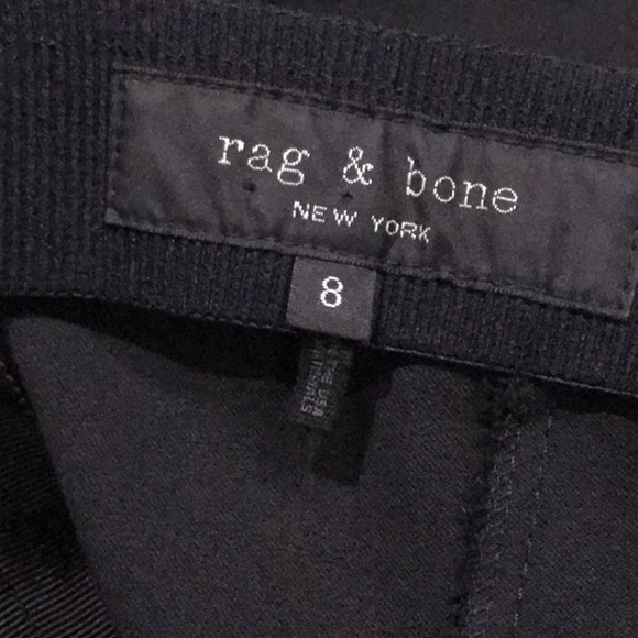 RAG & BONE Simone Snap front in black - Picture 8 of 9